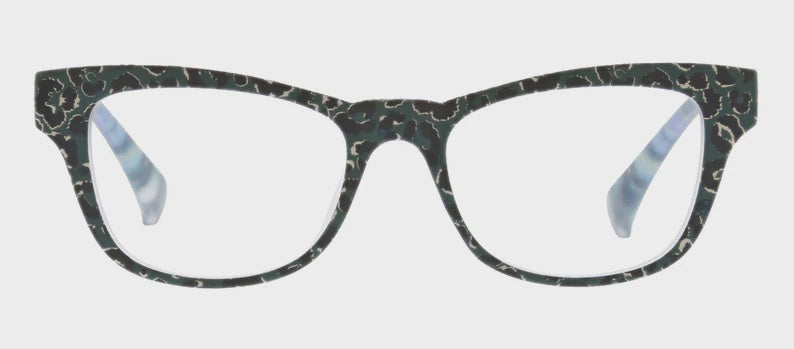 ORCHID ISLAND FOCUS GREEN/LEOPARD FLORAL
