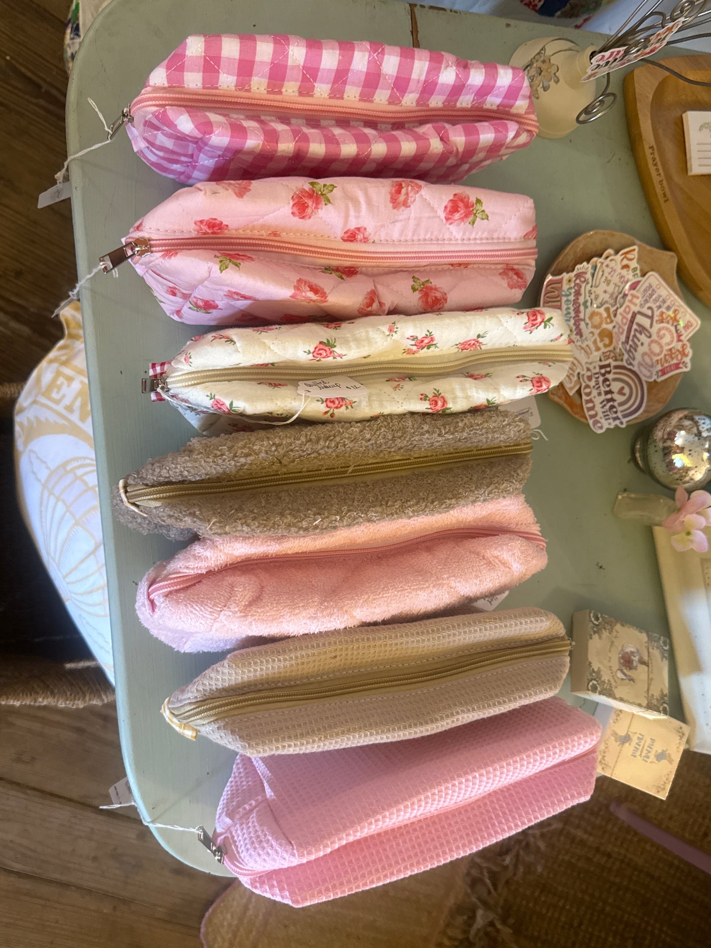 Quilted Makeup/Pen Bag