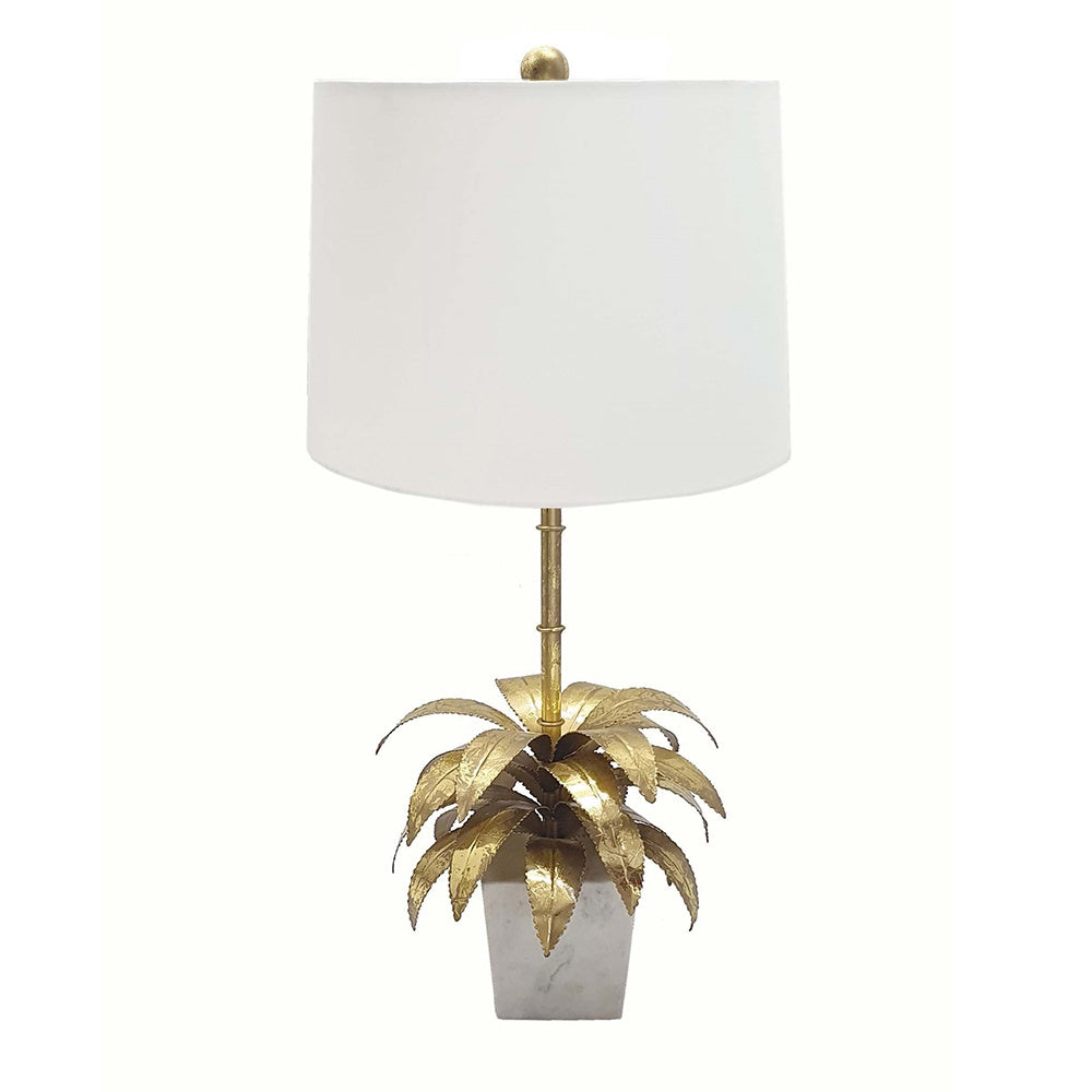 PALM LEAF TABLE LAMP