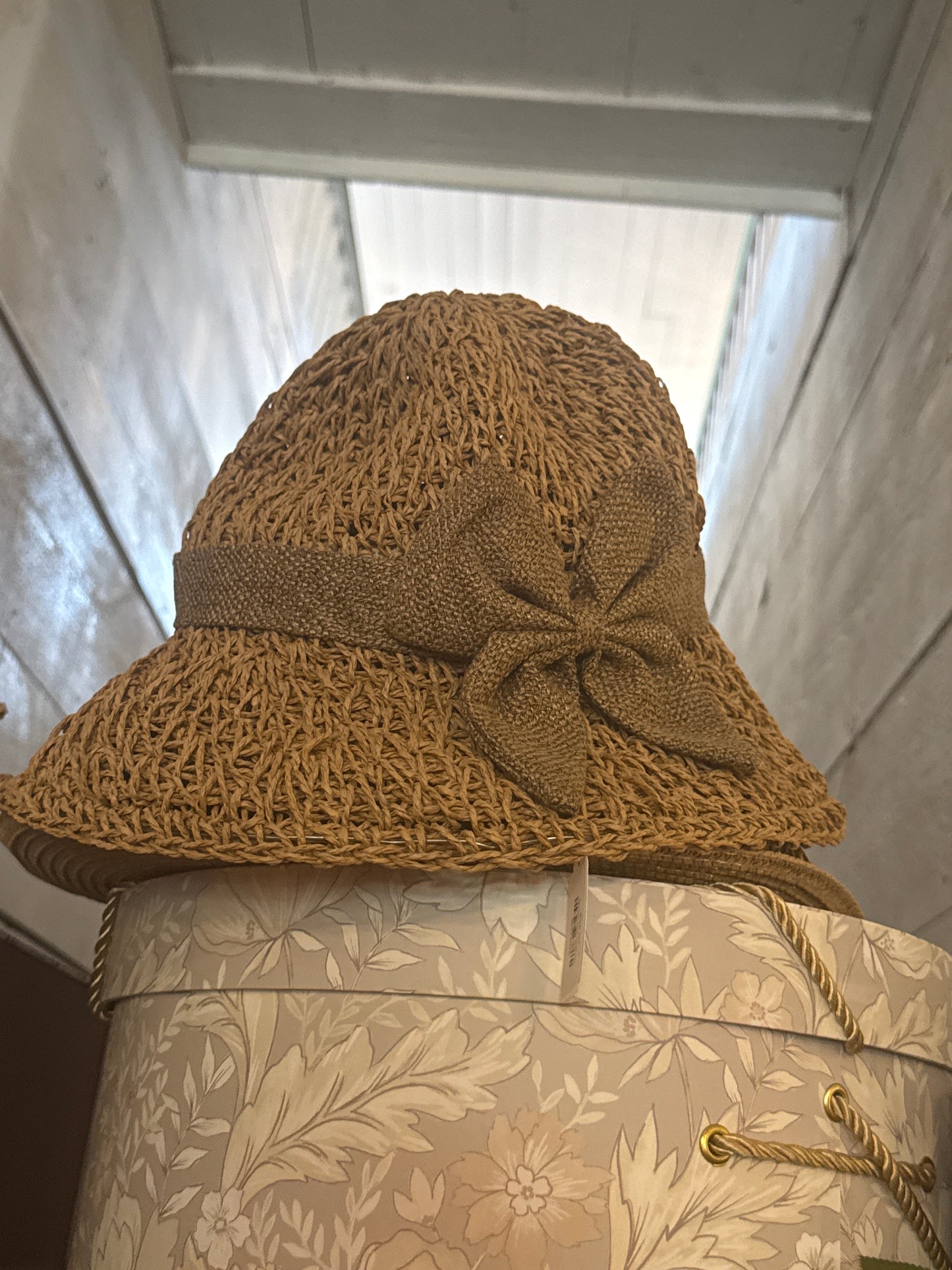 Straw Hat w/Bow