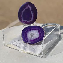 AGATE LUNCHEON NAPKIN HOLDERS