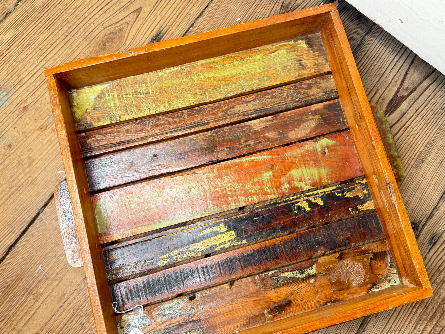 Wood Tray Square 18 inches