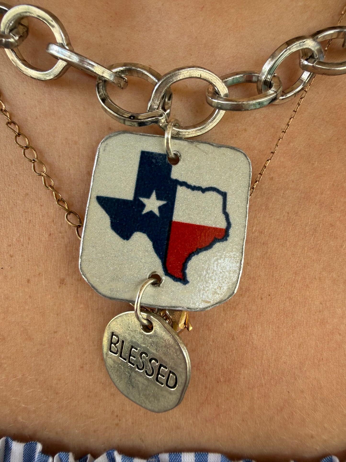 License Plate Necklace