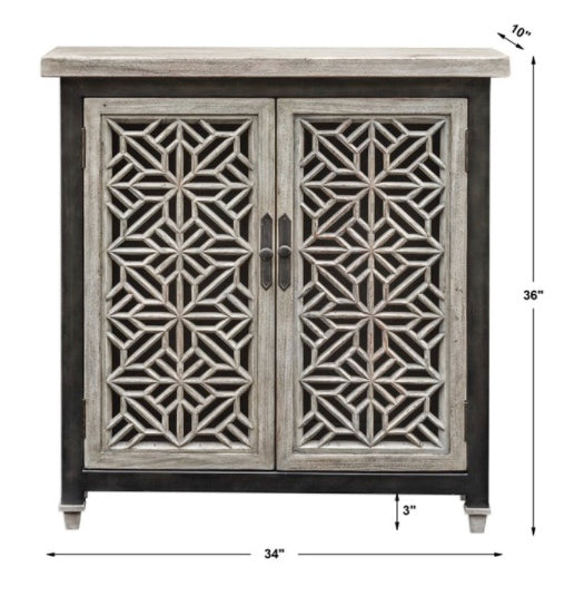BRANWEN 2 DOOR ACCENT CABINET