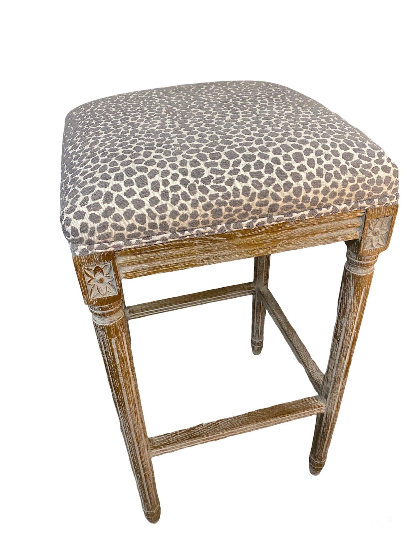 LEOPARD PRINT BAR STOOL