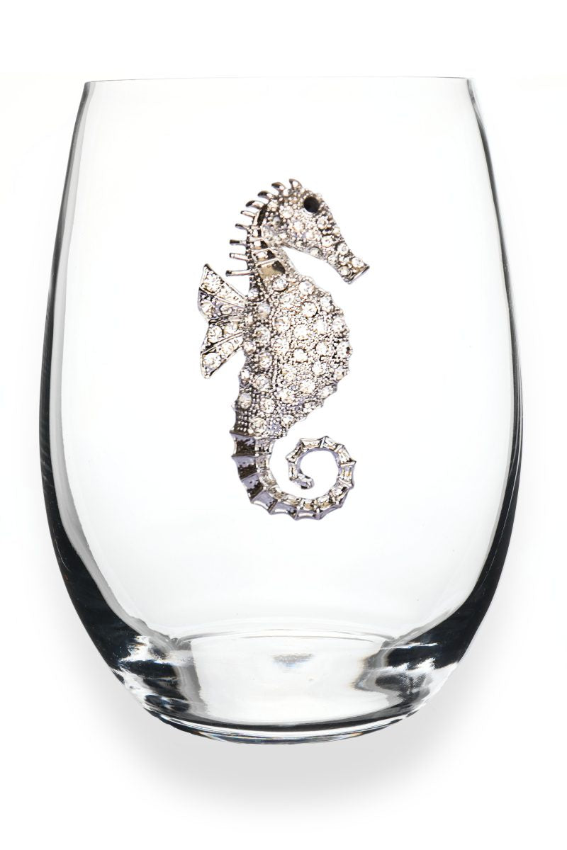 SEAHORSE STEMLESS WINE GLASS