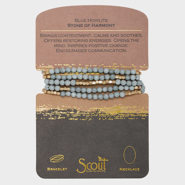 STONE WRAP BRACELET/NECKLACE