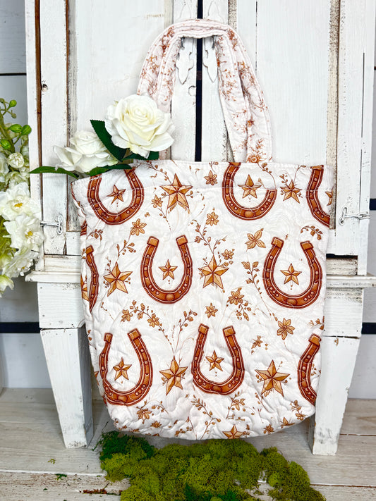 Quilted Bag- Horseshoe