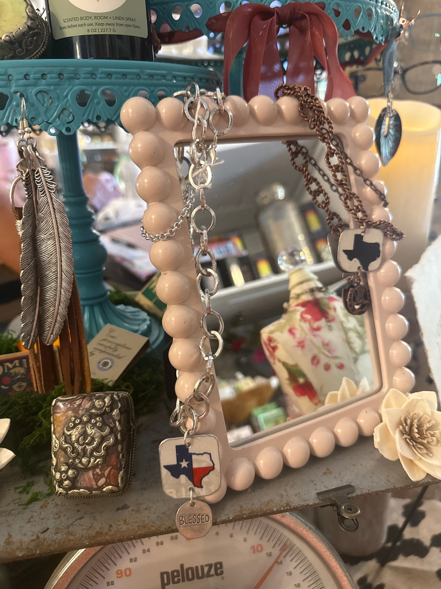 License Plate Necklace