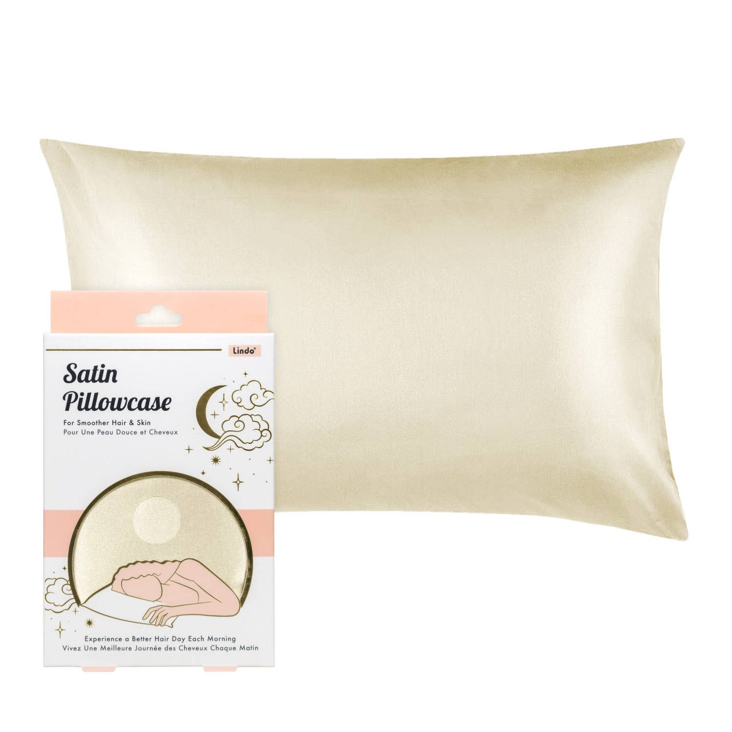 Lindo Standard Satin Pillowcase 26in x 20in