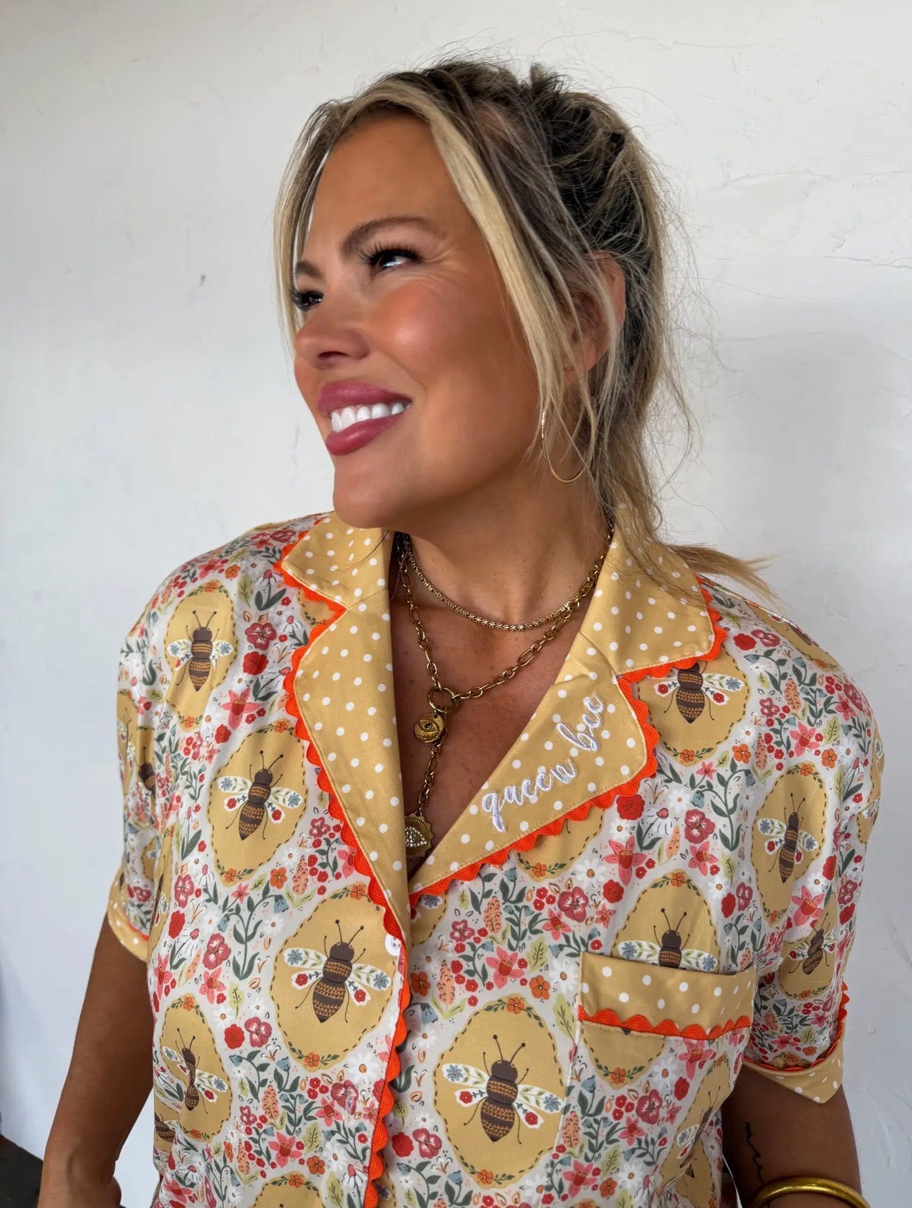 Farm Girl Luxe Pj Set - Queen Bee