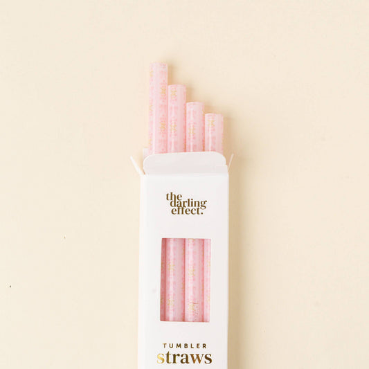 40 oz Tumbler Straw Set-Oh So Fancy Pink