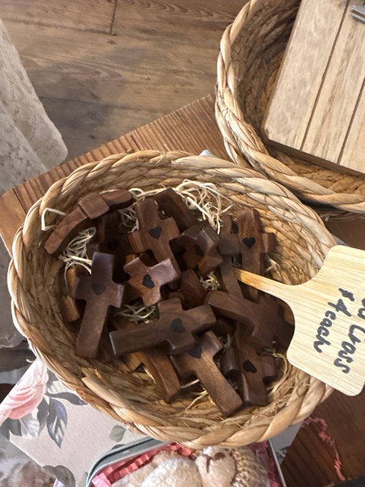 Wood Cross - pocket
