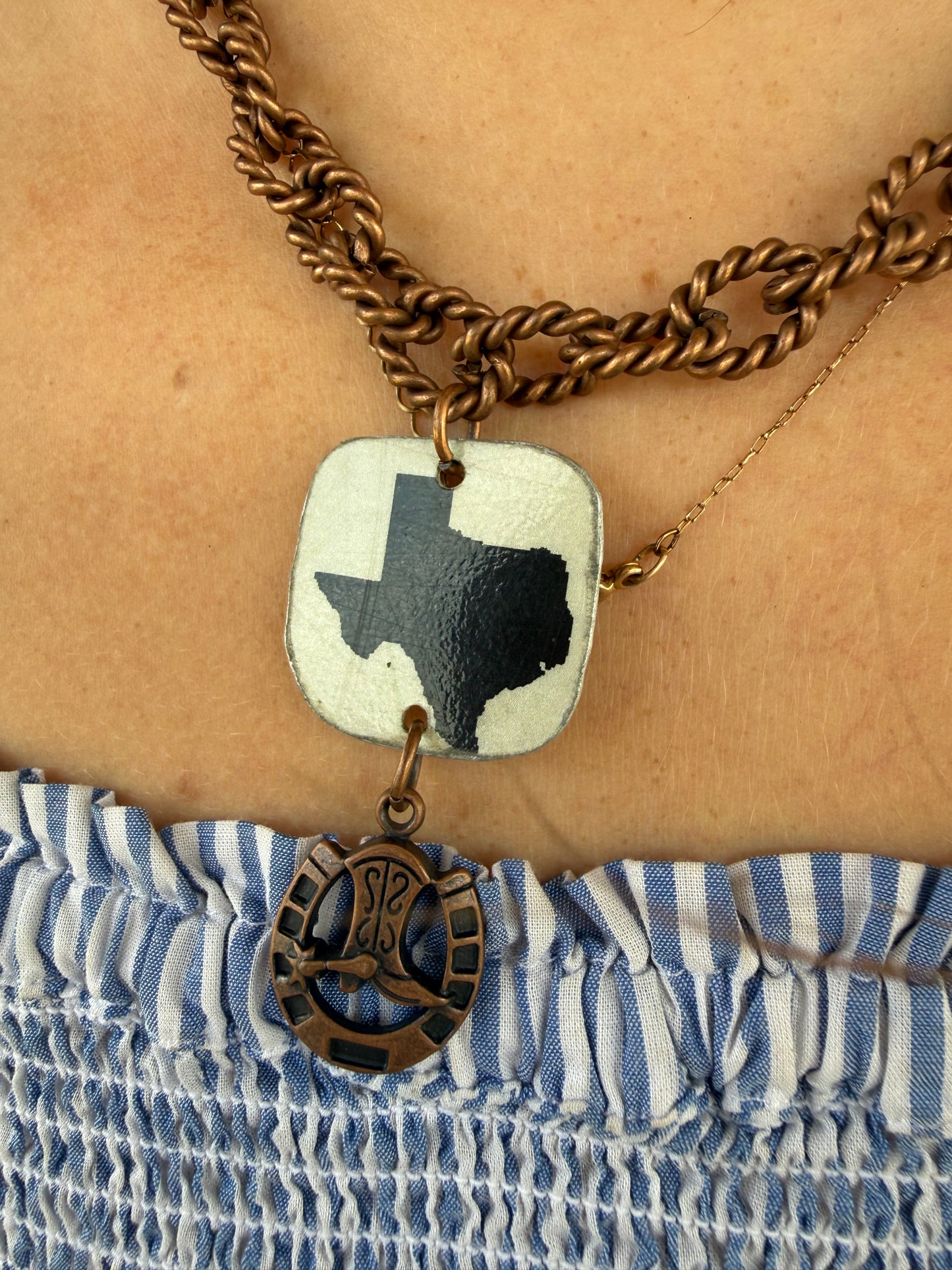 License Plate Necklace