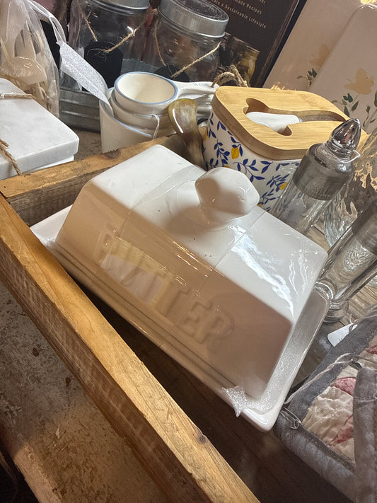 Butter Dish - Ceramic