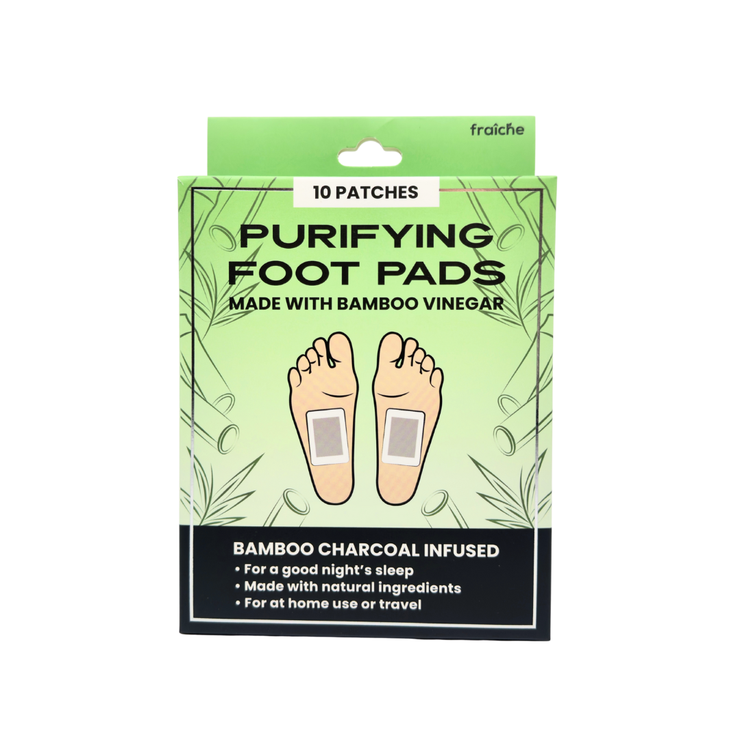 Fraiche Purifying Foot Pads - Bamboo Charcoal  - 10pcs/pk