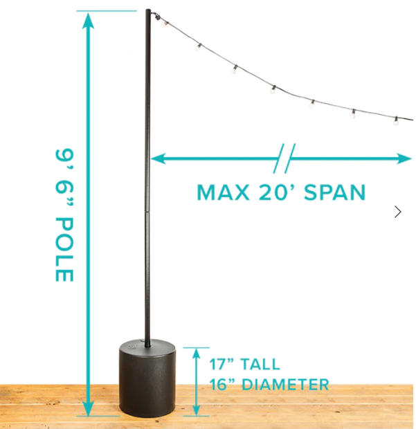 IYN LIGHT POLE WITH TANK