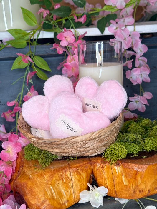 Heart Hugs - Pink w/ #whynot label