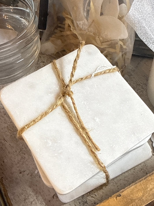 Marble Coasters set/4