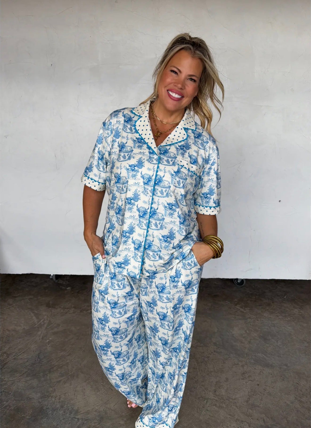 Farm Girl Luxe Pj Set - Relax Heifer