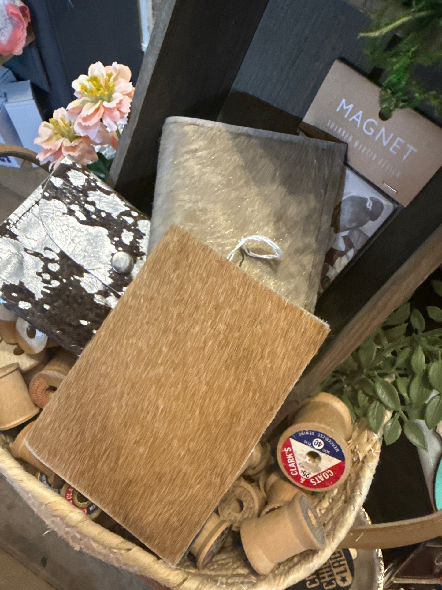 Cowhide Notebook - sm