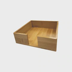 HONEY MAPLE LUNCHEON NAPKIN CADDY