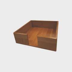 CHESTNUT BAMBOO LUNCHEON NAPKIN CADDY