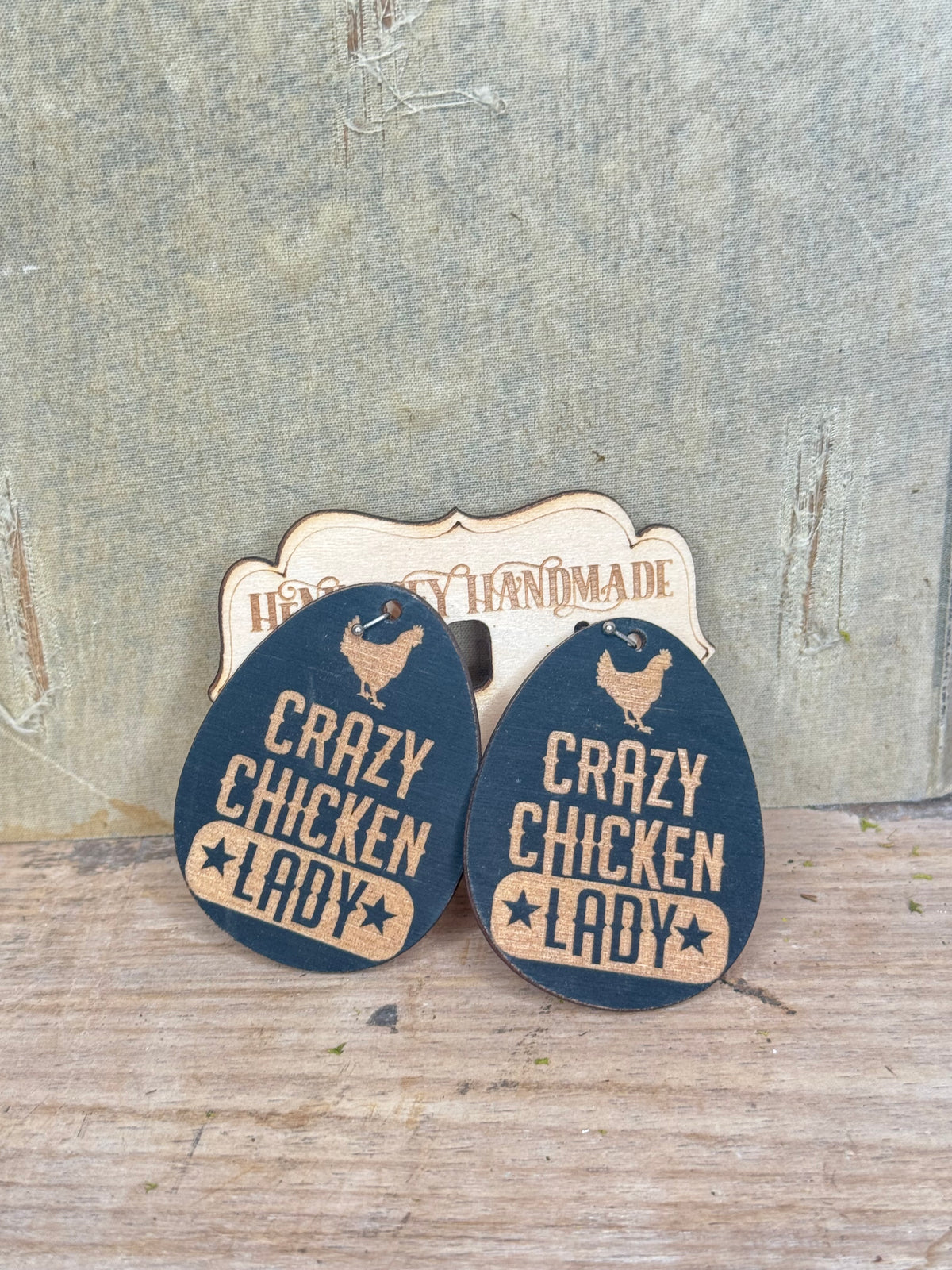 Chicken Earrings