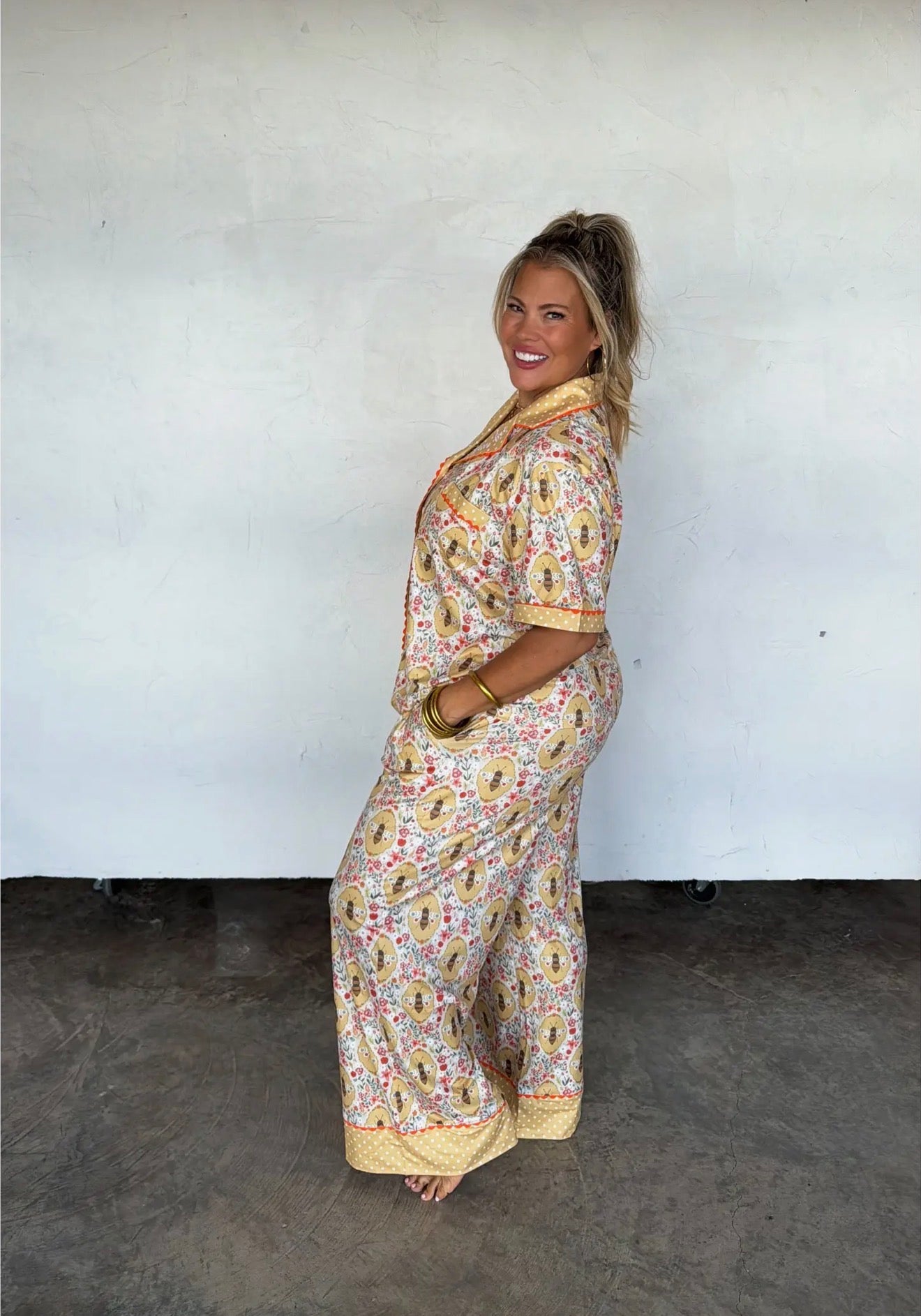 Farm Girl Luxe Pj Set - Queen Bee