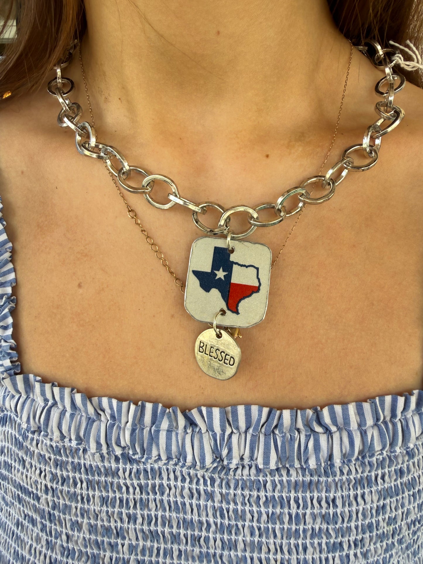 License Plate Necklace