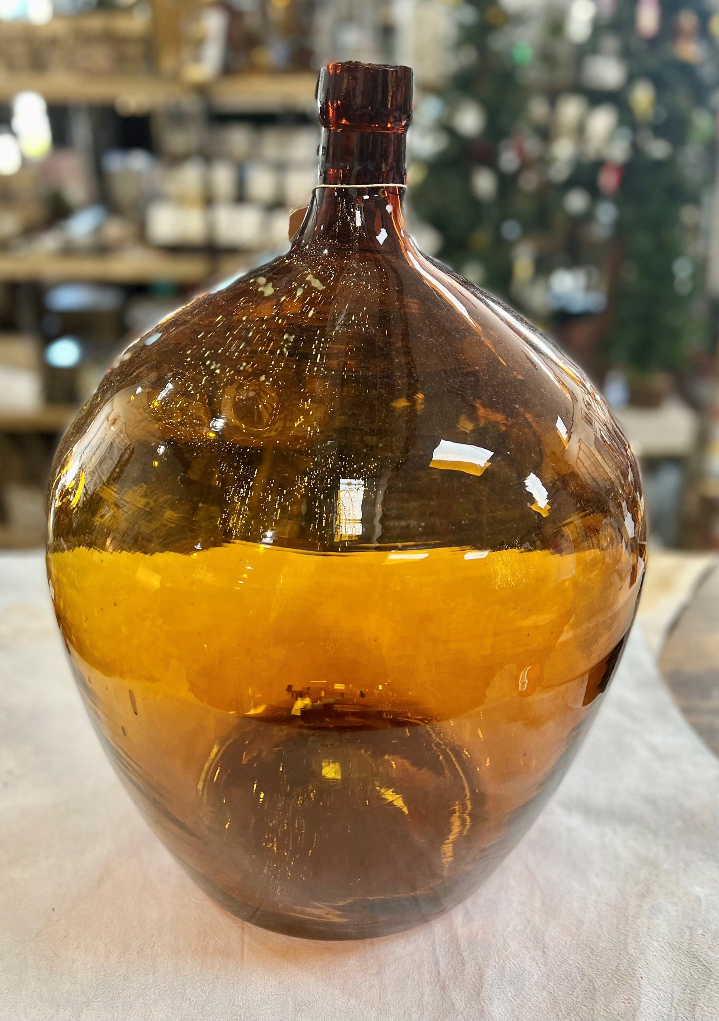 VINTAGE DARK AMBER BOTTLE