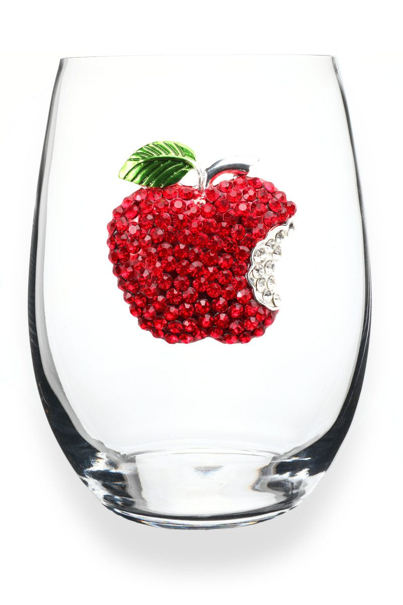 APPLE STEMLESS WINE GLASS