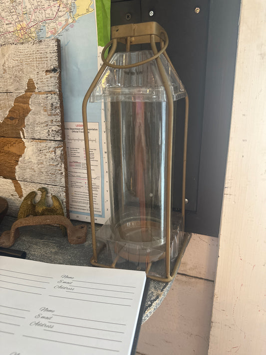 Gld Candle Lantern
