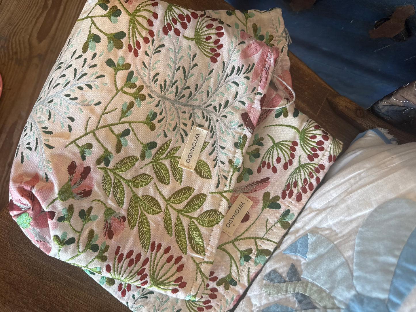 Floral Cosmetic Bag