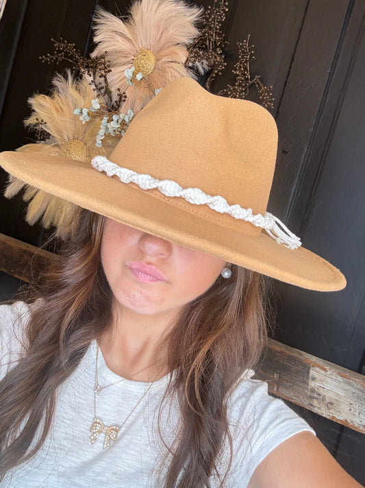 Macrame Hat Band