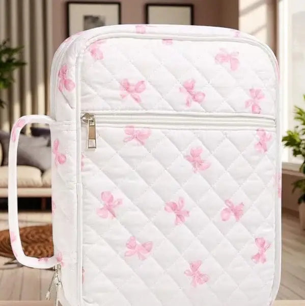 Elise Pink Bow Bible Cover