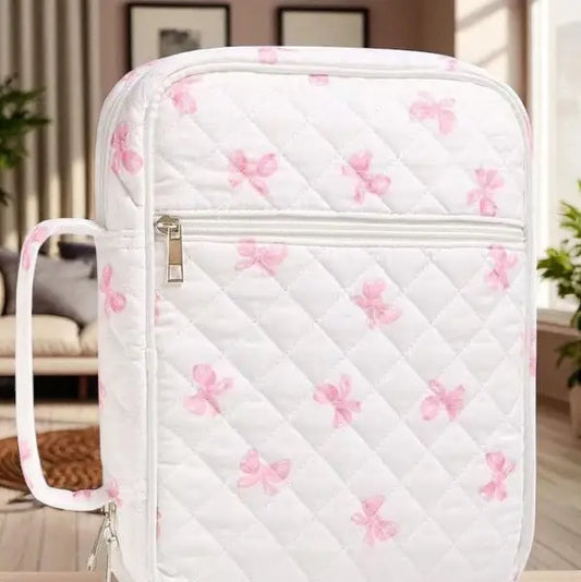 Elise Pink Bow Bible Cover