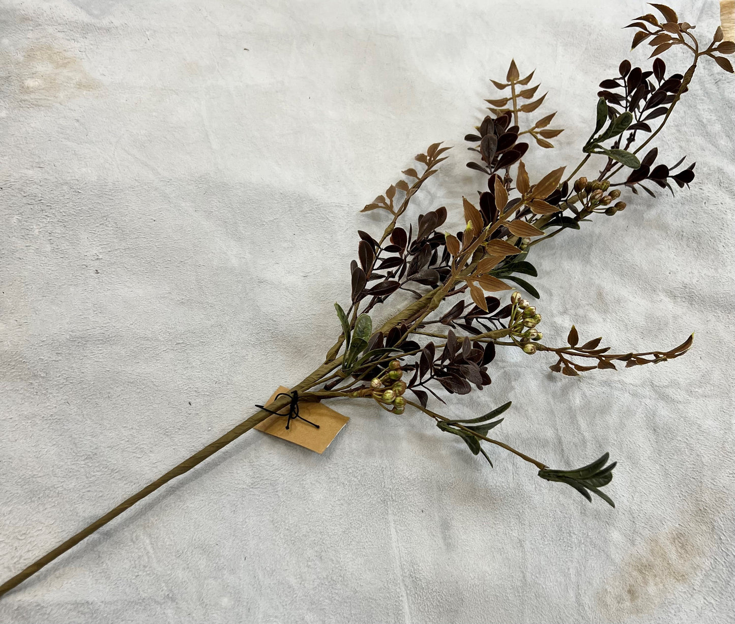 30" GREEN AND BROWN STEM WITH BERRIES