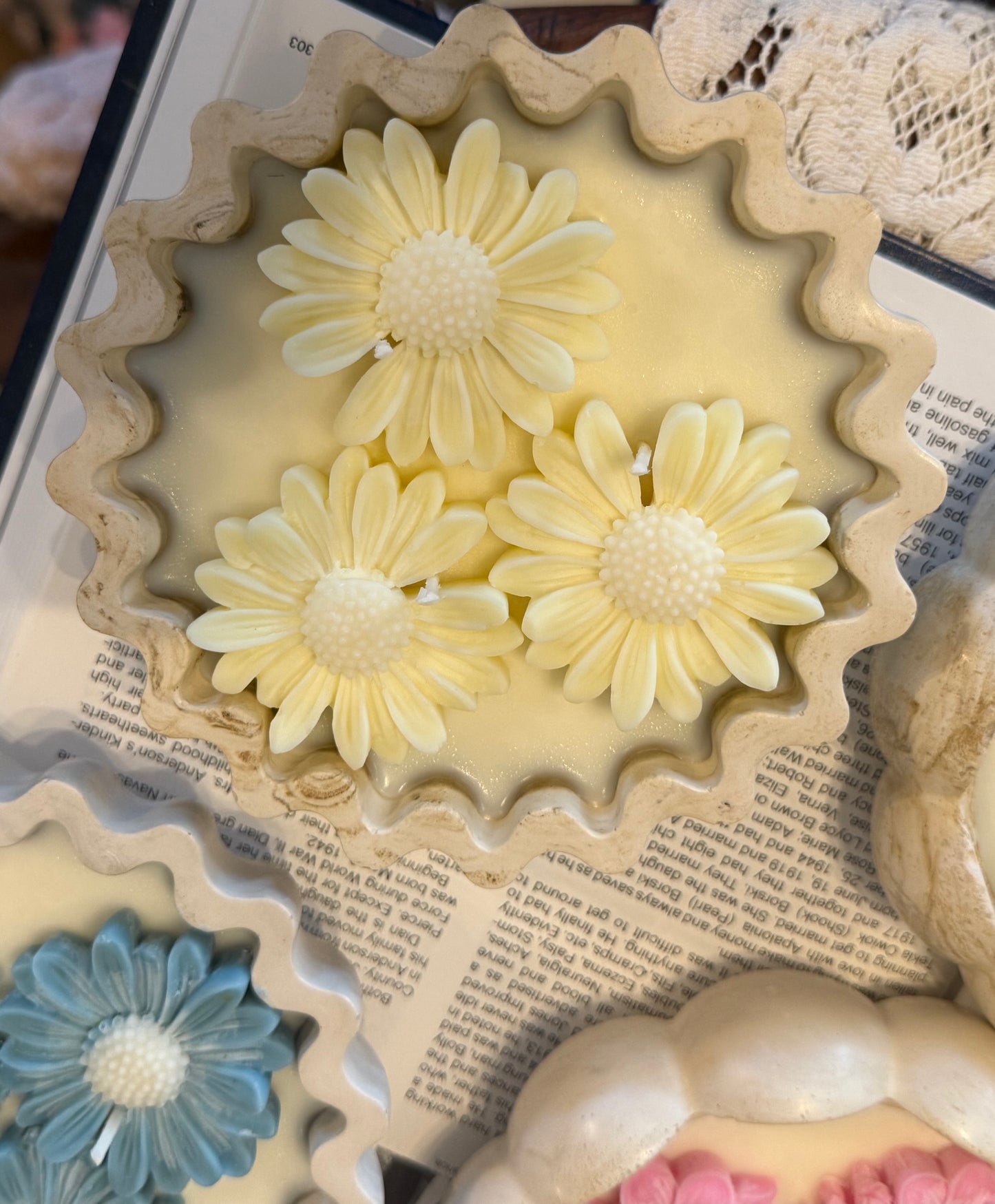 Candle - Flower Handmade