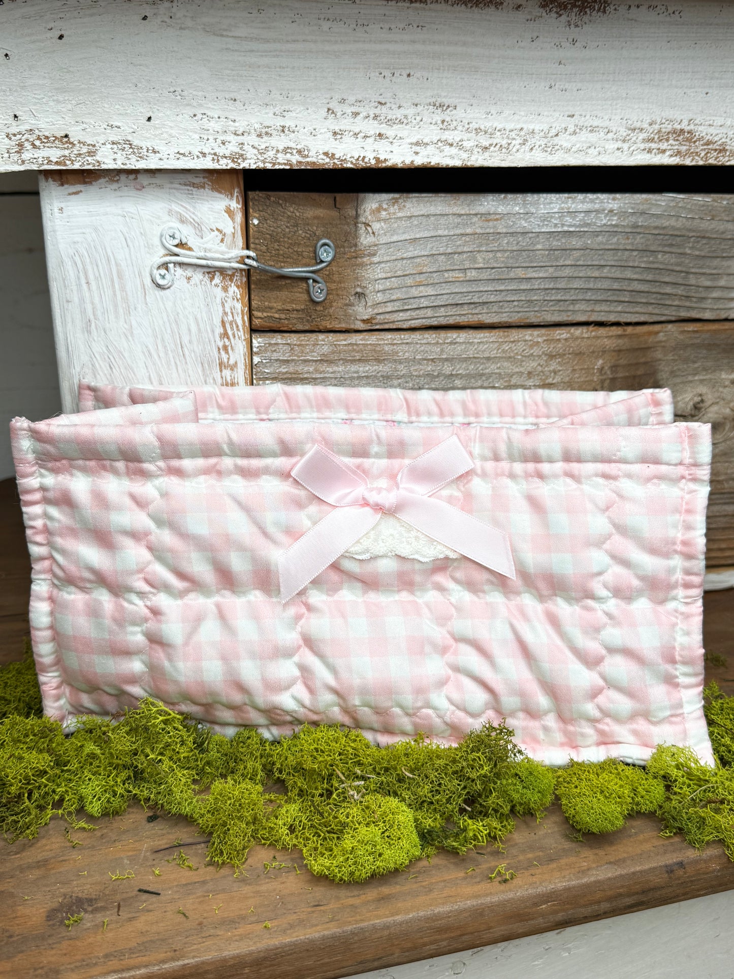 Gingham Basket - Small