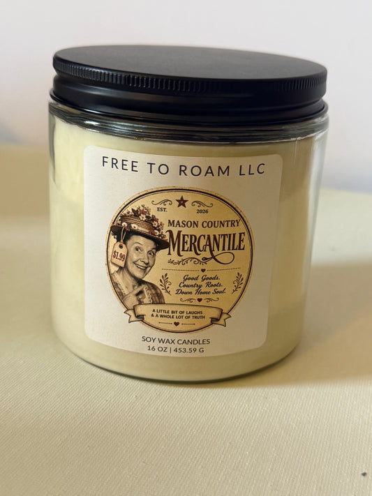 Candle Jar - 16oz - Minnie Pearl