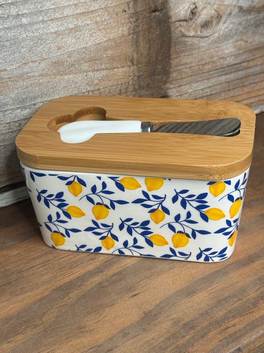 Butter Dish w/Knife