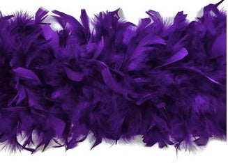 PURPLE FEATHER BOA