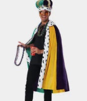 MARDI GRAS PURPLE CAPE