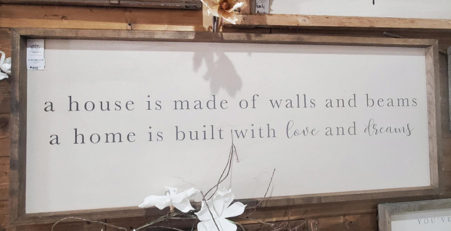 A HOUSE IS MADE