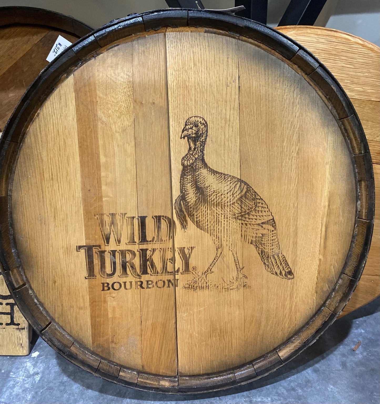 WILD TURKEY WHISKEY BARREL LAZY SUSAN