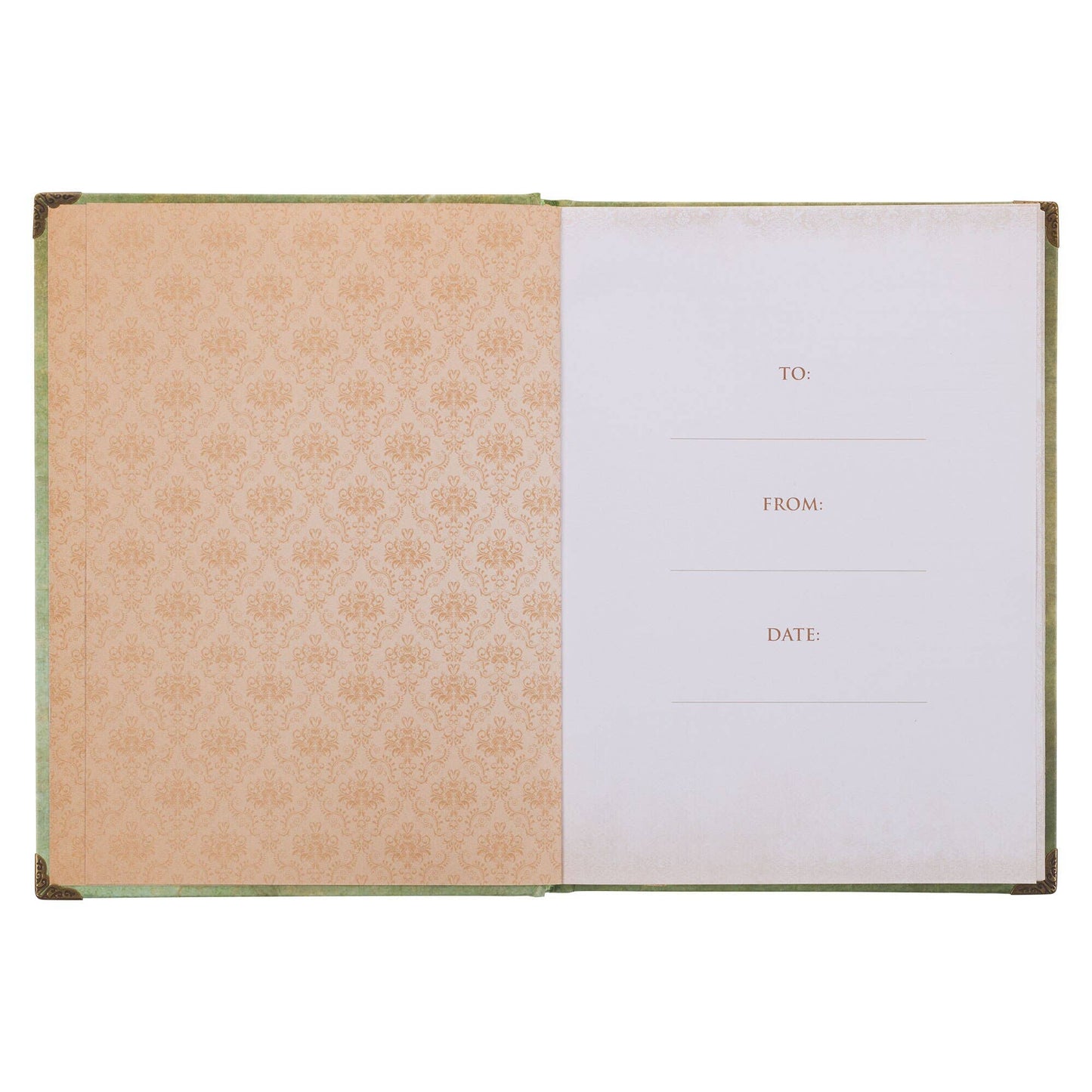Journal Hardcover Mint Bee Faith Rom. 5:1