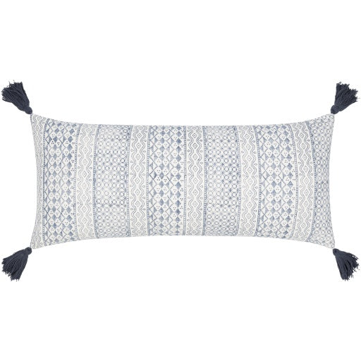 JANYA NAVY HAND WOVEN DOWN FILLED