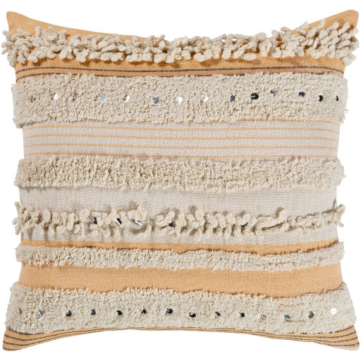TEMARA KNIFE EDGE PEACH DOWN FILLED PILLOW
